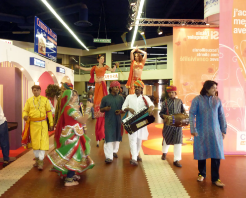 Déambulations d'échassiers - La Compagnie Les Pléiades